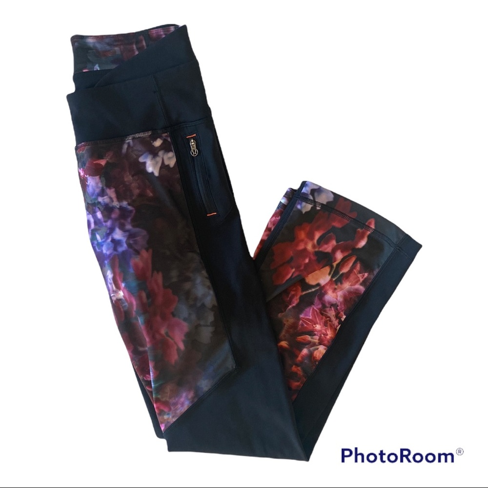Lululemon Straight Floral Leggings Size 6